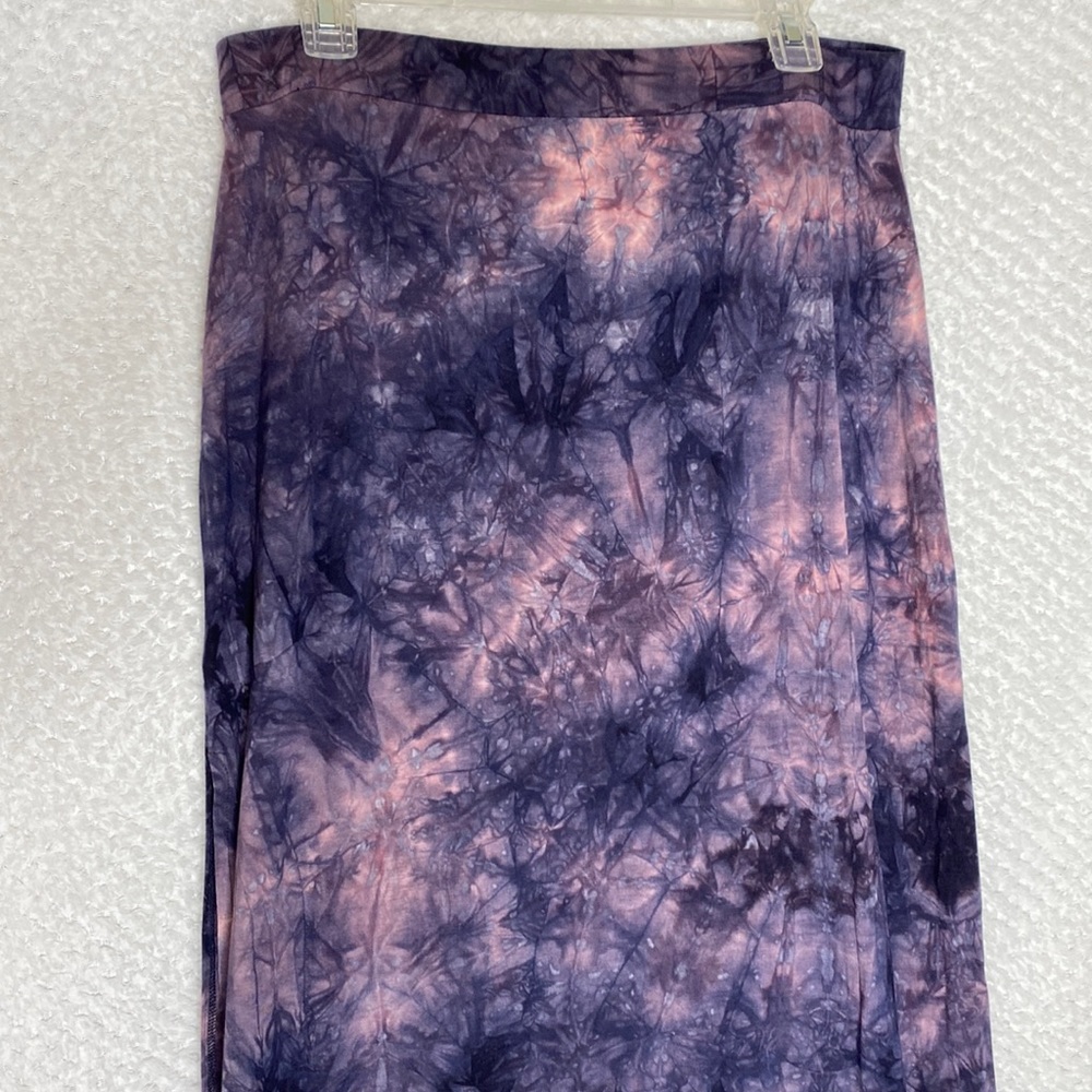 American Eagle Outfitters Purple and Pink Tie-Dye Skirt